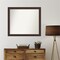 Lara Bronze Non-Beveled Custom Framed Bathroom Vanity Wall Mirror